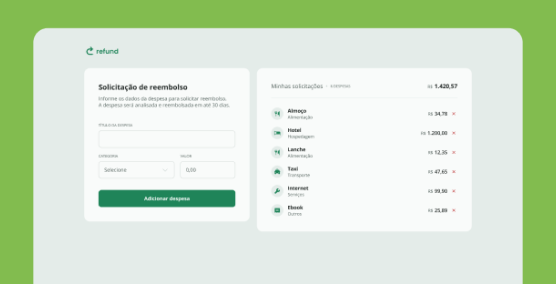 imagem do projeto Refund